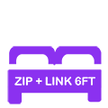 Zip and link bed(s)  6ft across